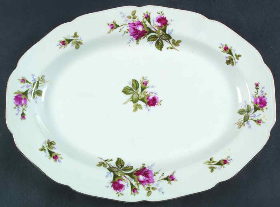 Bella Rose 14" Oval Serving Platter by ACI-1