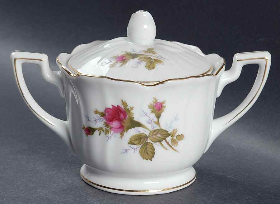 Bella Rose Sugar Bowl & Lid by ACI-1