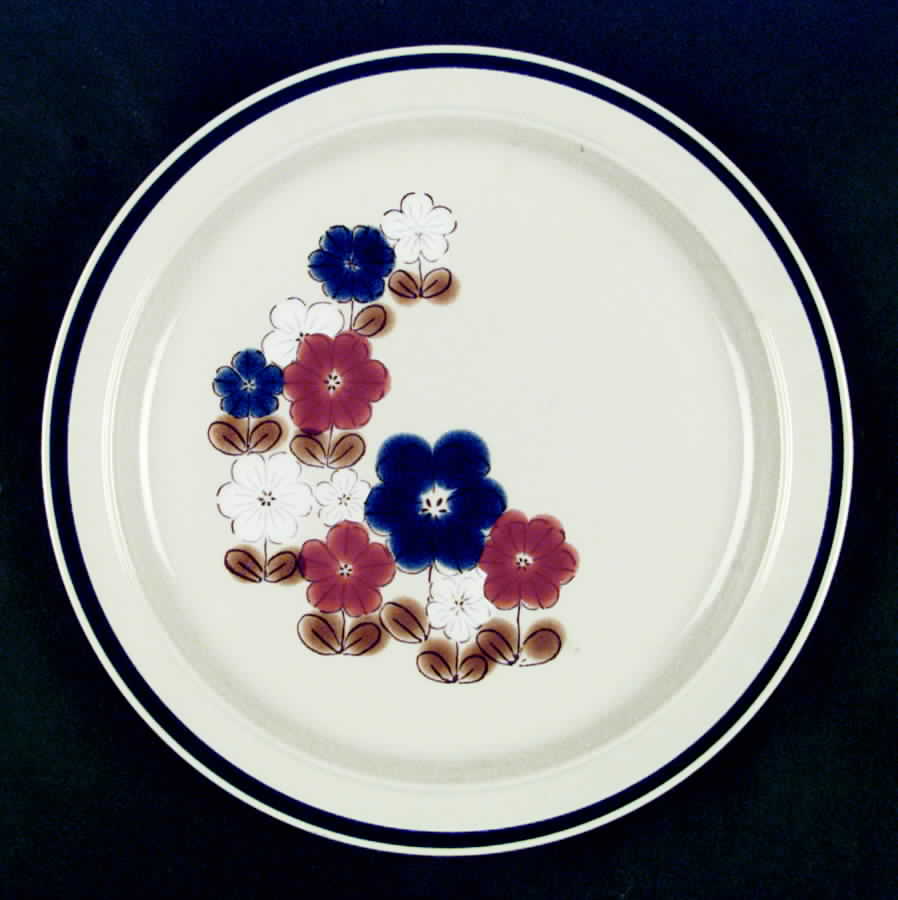 Blue Buttons Dinner Plate by Japan-1