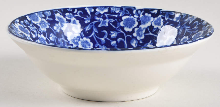 Blue Calico Coupe Cereal Bowl by Nagoya Shokai-1