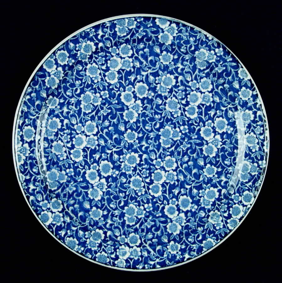 Blue Calico Dinner Plate by Nagoya Shokai-1
