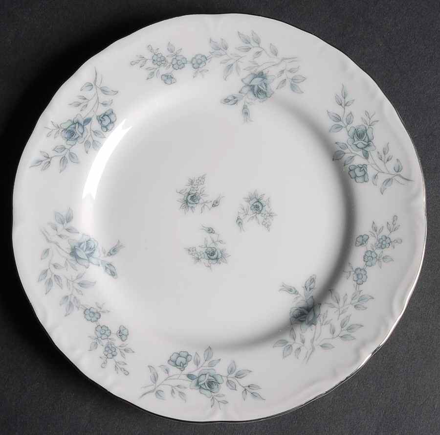 Blue Dawn (Platinum Trim) Bread & Butter Plate by Japan-1