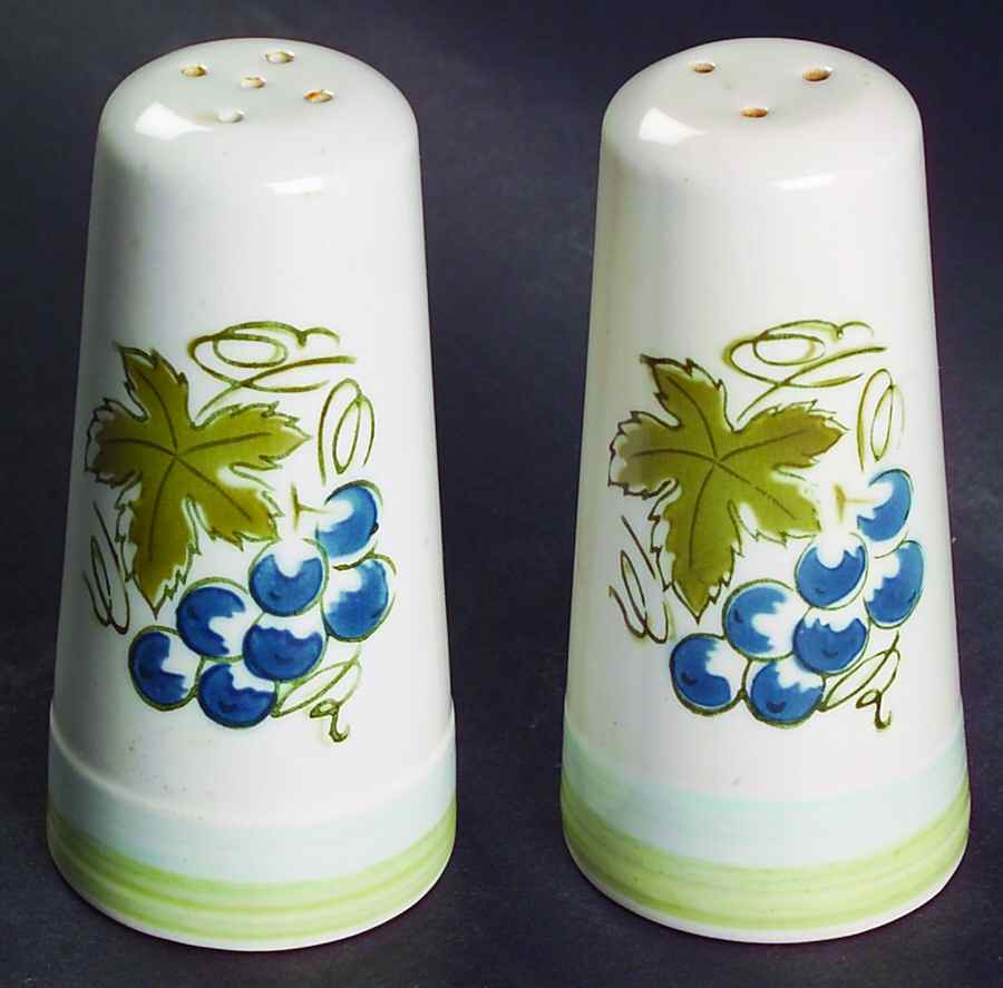 Blue Grapes Salt & Pepper Set by Sears-1