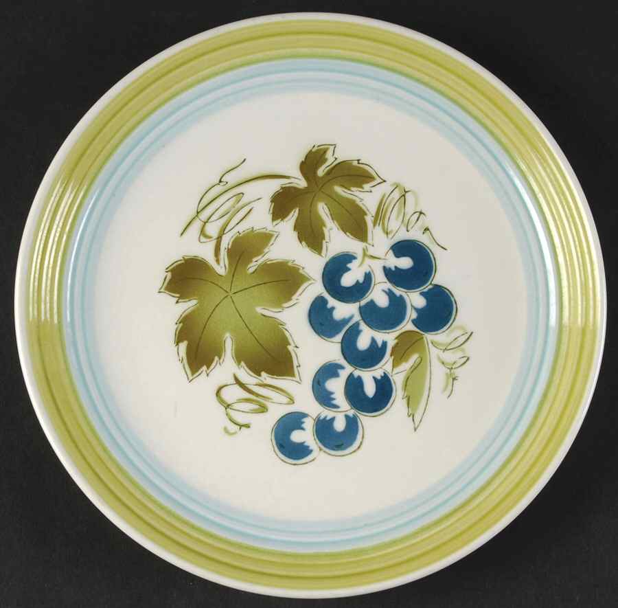 Blue Grapes Salad Plate by Sears-1