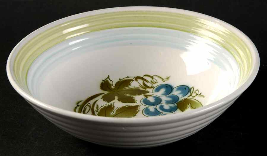 Blue Grapes Coupe Cereal Bowl by Sears-1