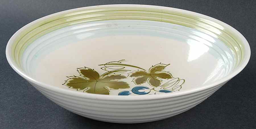 Blue Grapes 9" Round Vegetable Bowl by Sears-1