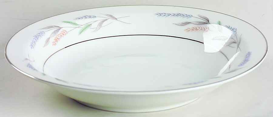 Blue Harvest Rim Soup Bowl by Japan-1
