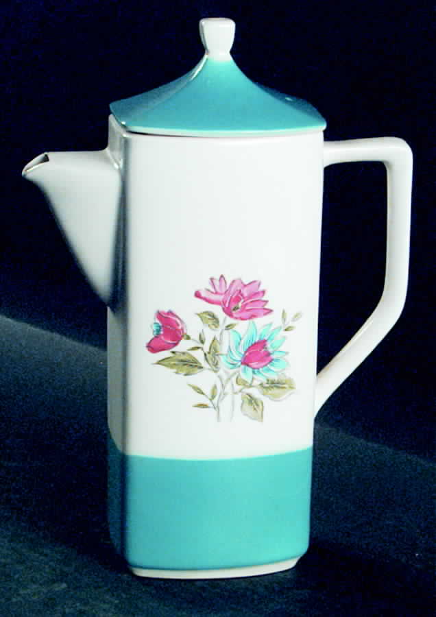 Blue Lagoon Coffee Pot & Lid by Japan-1
