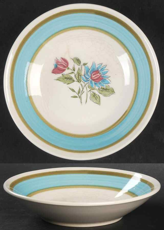 Blue Lagoon Fruit/Dessert (Sauce) Bowl by Japan-1