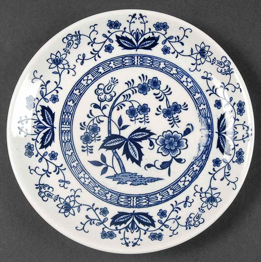 Blue Onion (Earthenware, Innerband) Bread & Butter Plate by Japan-1