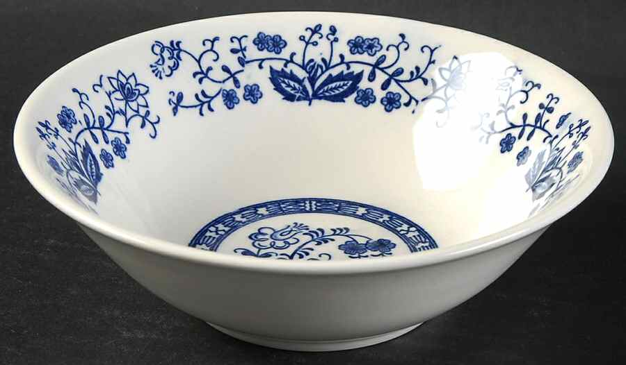 Blue Onion (Earthenware, Innerband) Coupe Cereal Bowl by Japan-1
