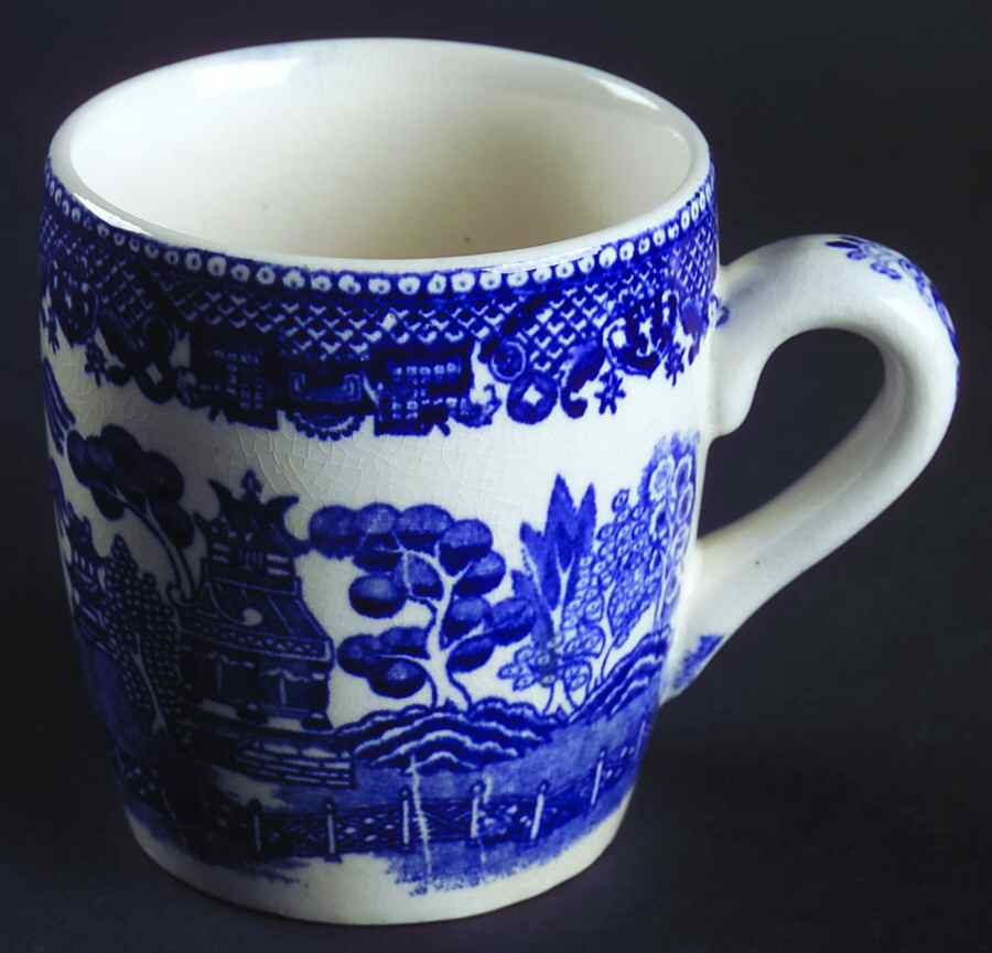 Blue Willow (No Gold, "Japan" Only) Mug by Japan-1