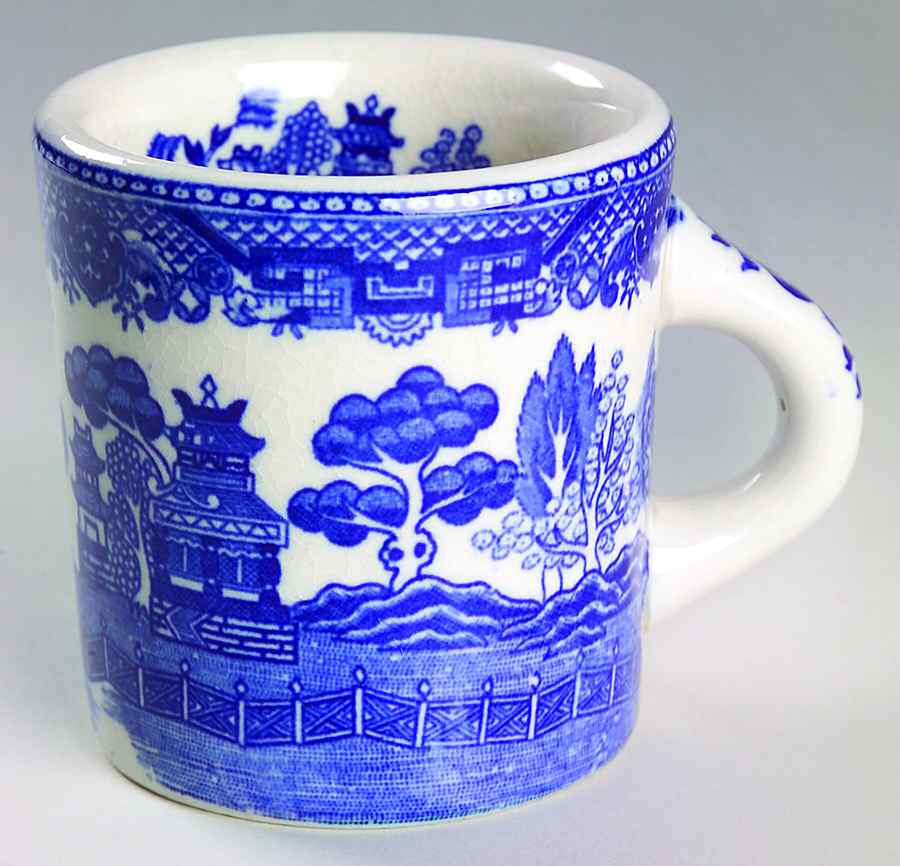 Blue Willow (No Gold, "Japan" Only) Mug by Japan-1