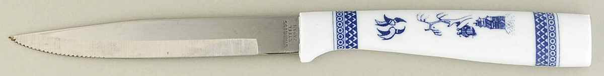 Blue Willow (No Gold, "Japan" Only) Individual Steak Knife by Japan-1
