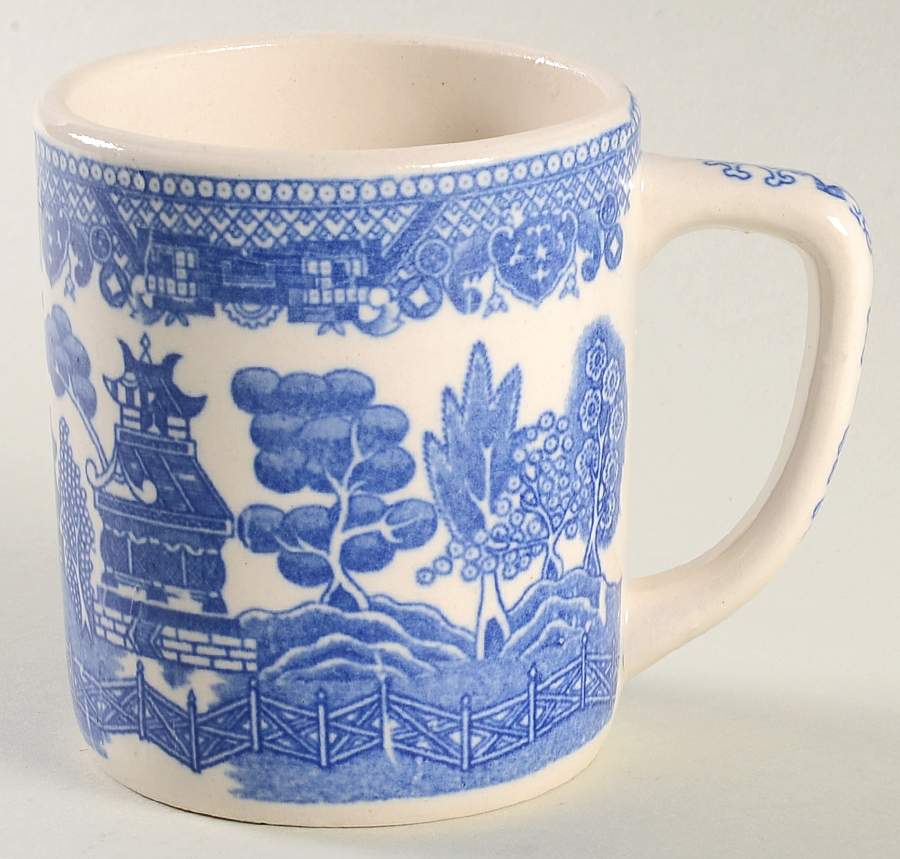 Blue Willow (No Gold, "Japan" Only) Mug by Japan-1