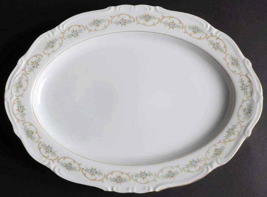 Cameo 14" Oval Serving Platter by Japan-1