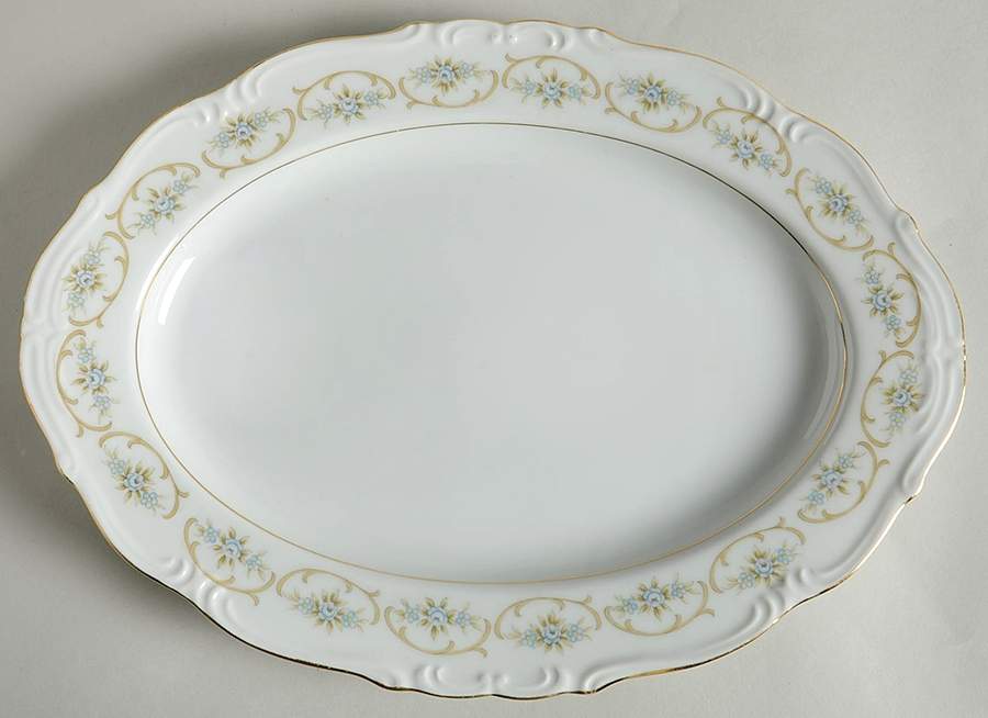 Cameo 12" Oval Serving Platter by Japan-1