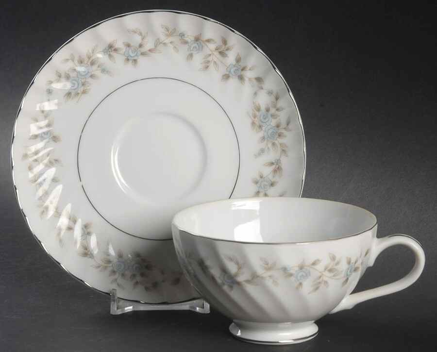 Camelot Footed Cup & Saucer Set by Japan-1
