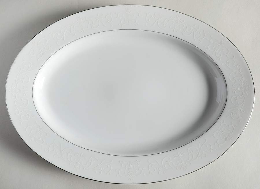 Carmel 12" Oval Serving Platter by Japan-1