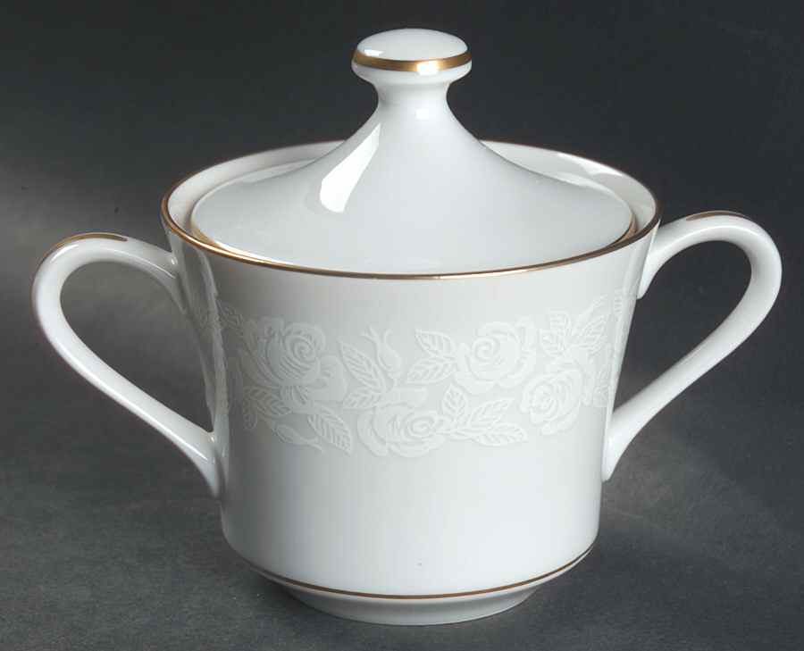 Cellini Romanesque Sugar Bowl & Lid by Japan-1