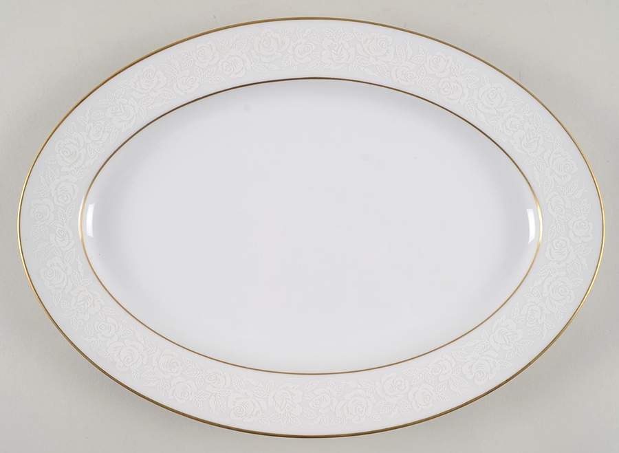 Cellini Romanesque 14" Oval Serving Platter by Japan-1