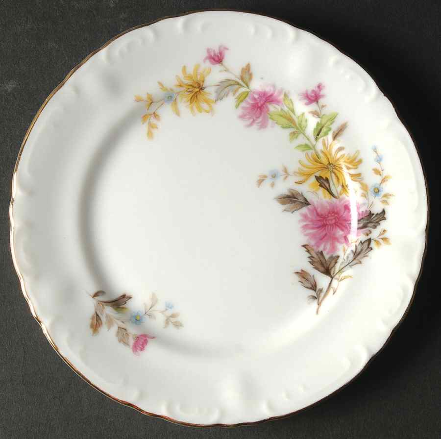 Chrysanthemum Bread & Butter Plate by Japan-1