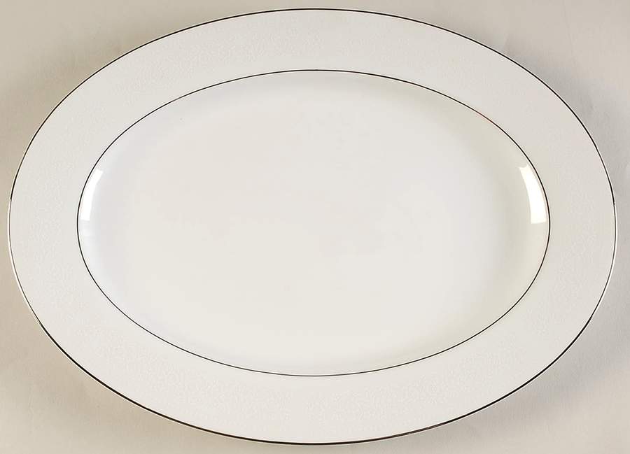 Country Lace 14" Oval Serving Platter by Japan-1