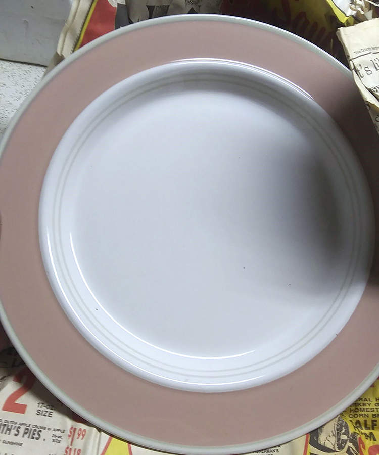 Corona II Dusty Rose Dinner Plate by Japan-1