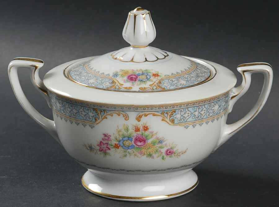 Danube Sugar Bowl & Lid by King's Court-1