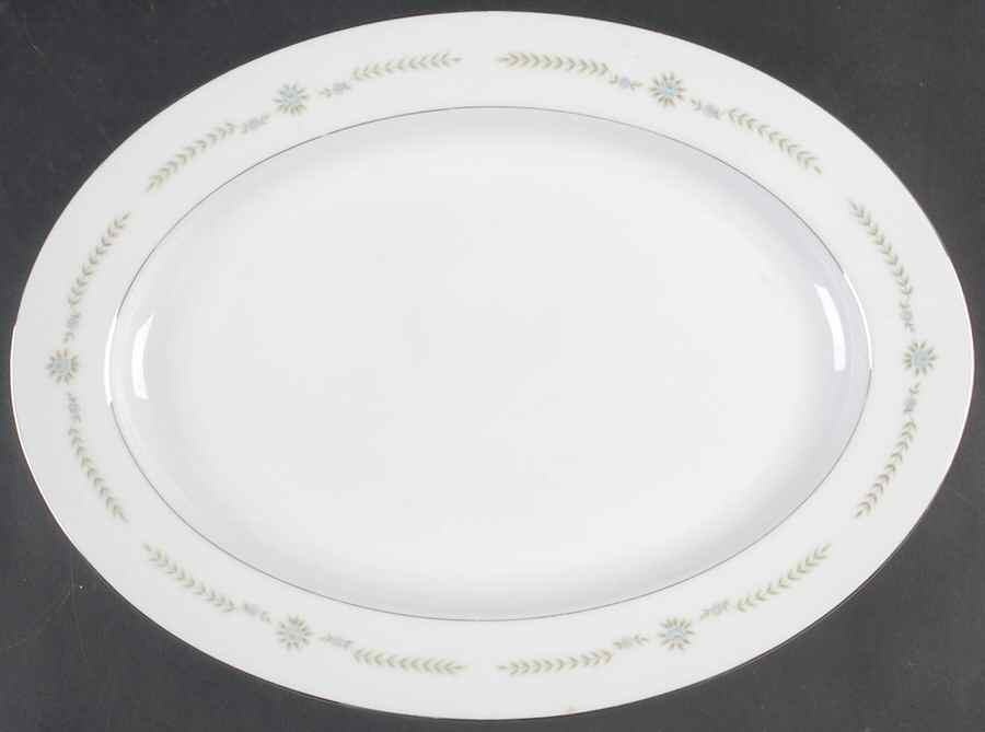 Darleen 14" Oval Serving Platter by M Japan-1