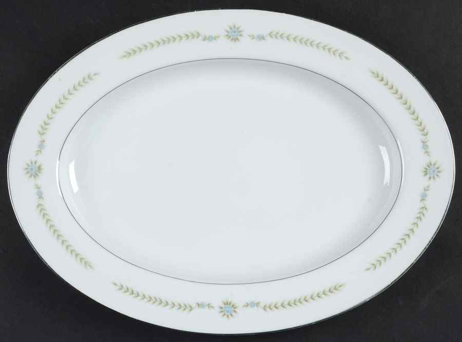 Darleen 12" Oval Serving Platter by M Japan-1