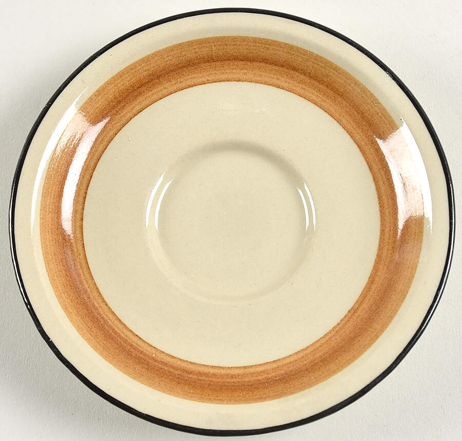 Daisy Vale Tan Saucer by JCPenney-1
