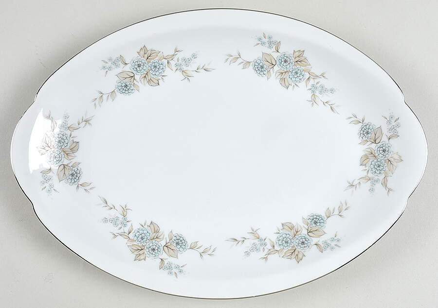 Elena 12" Oval Serving Platter by M Japan-1