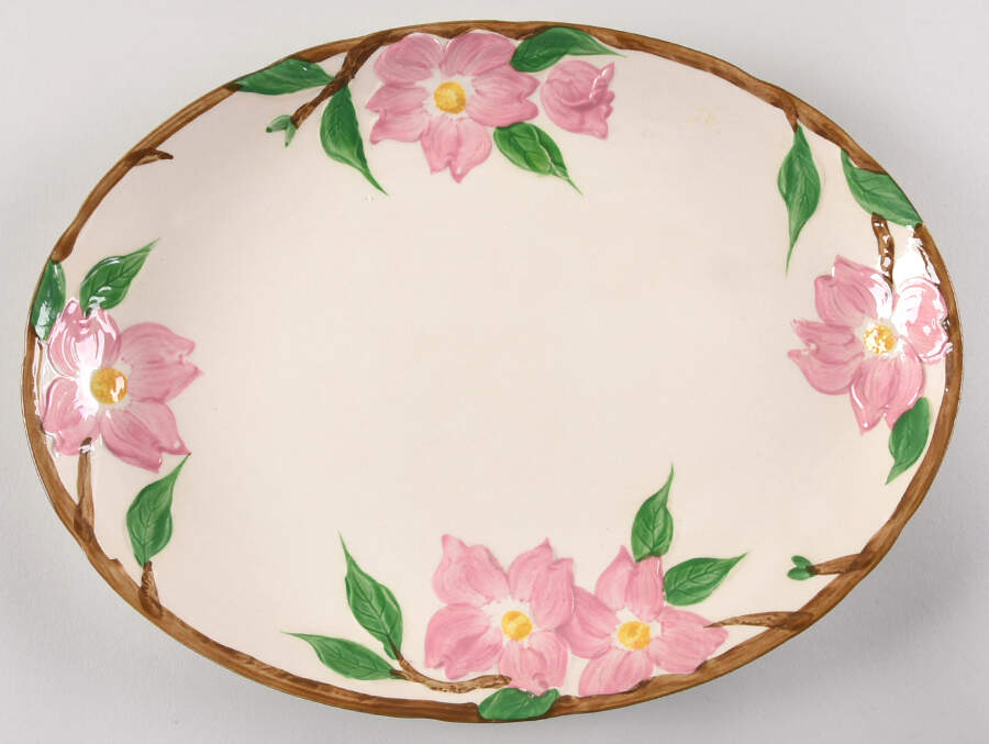 El Rancho 14" Oval Serving Platter by Japan-1