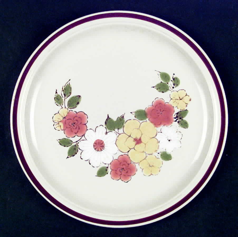 Flower Garden Dinner Plate by Interpur-1