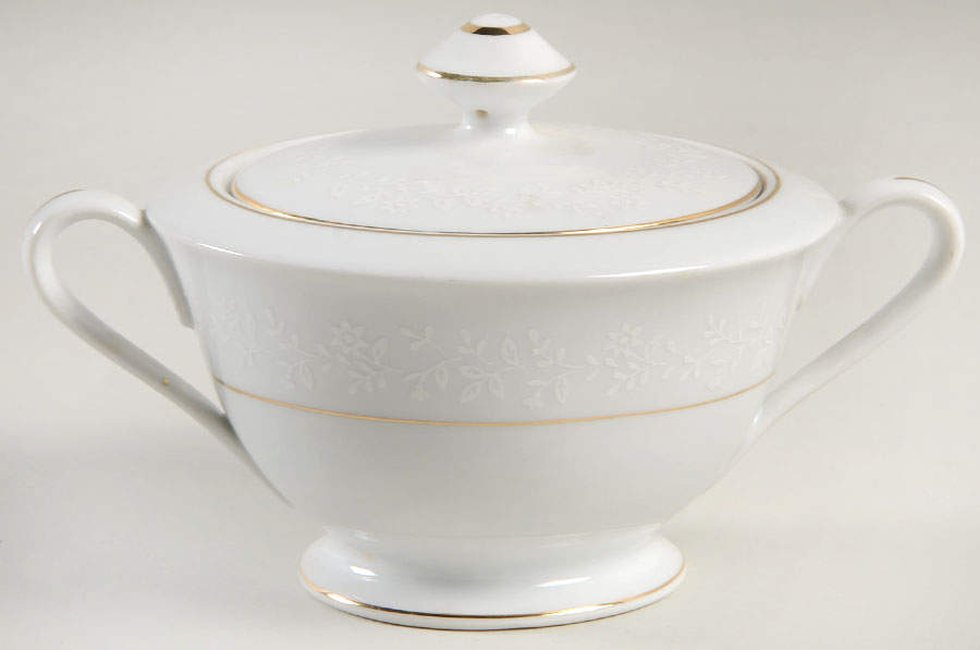 Florencia Sugar Bowl & Lid by M Japan-1