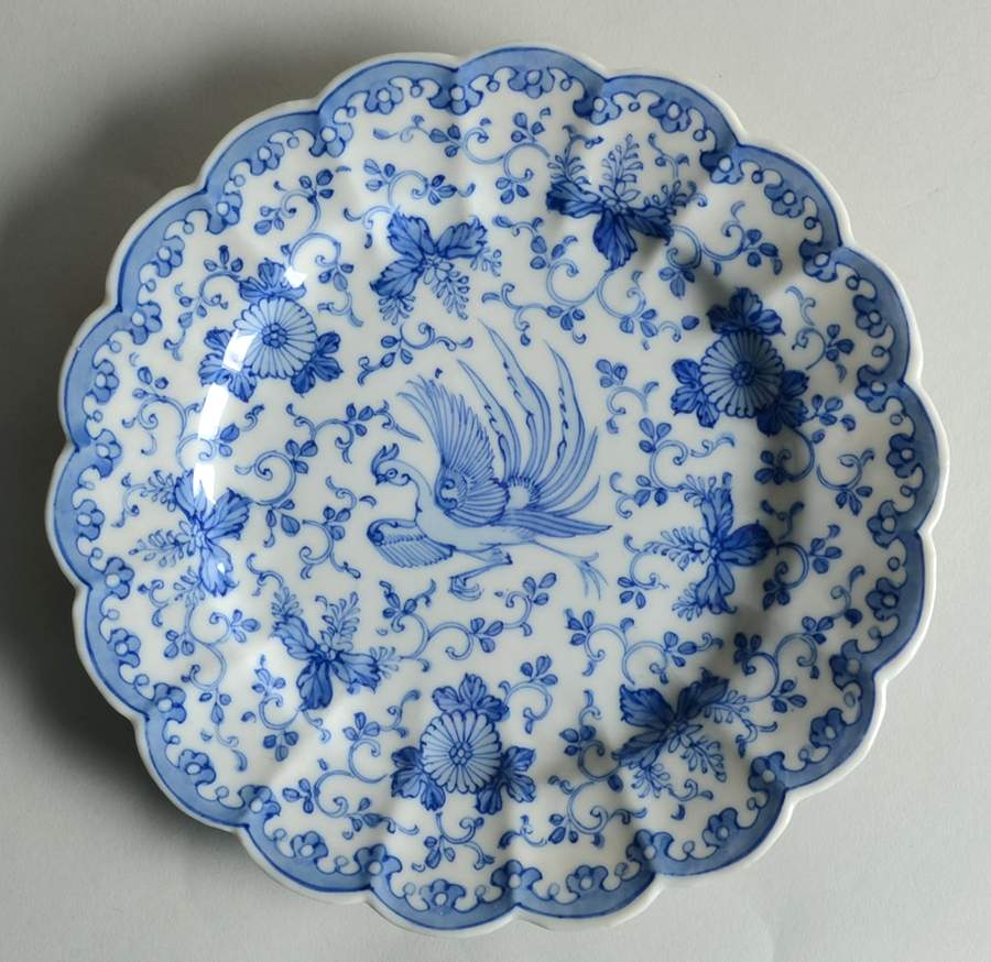 Flying Turkey Luncheon Plate by Japan-1