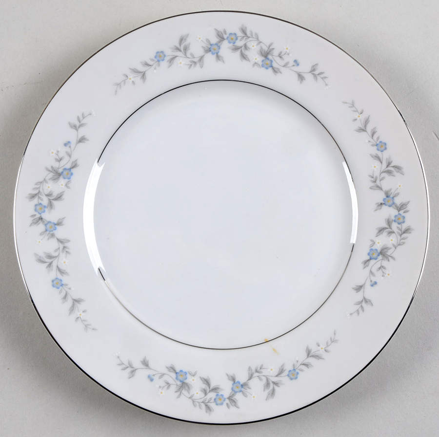 Forget Me Not Blue Salad Plate by Japan-1