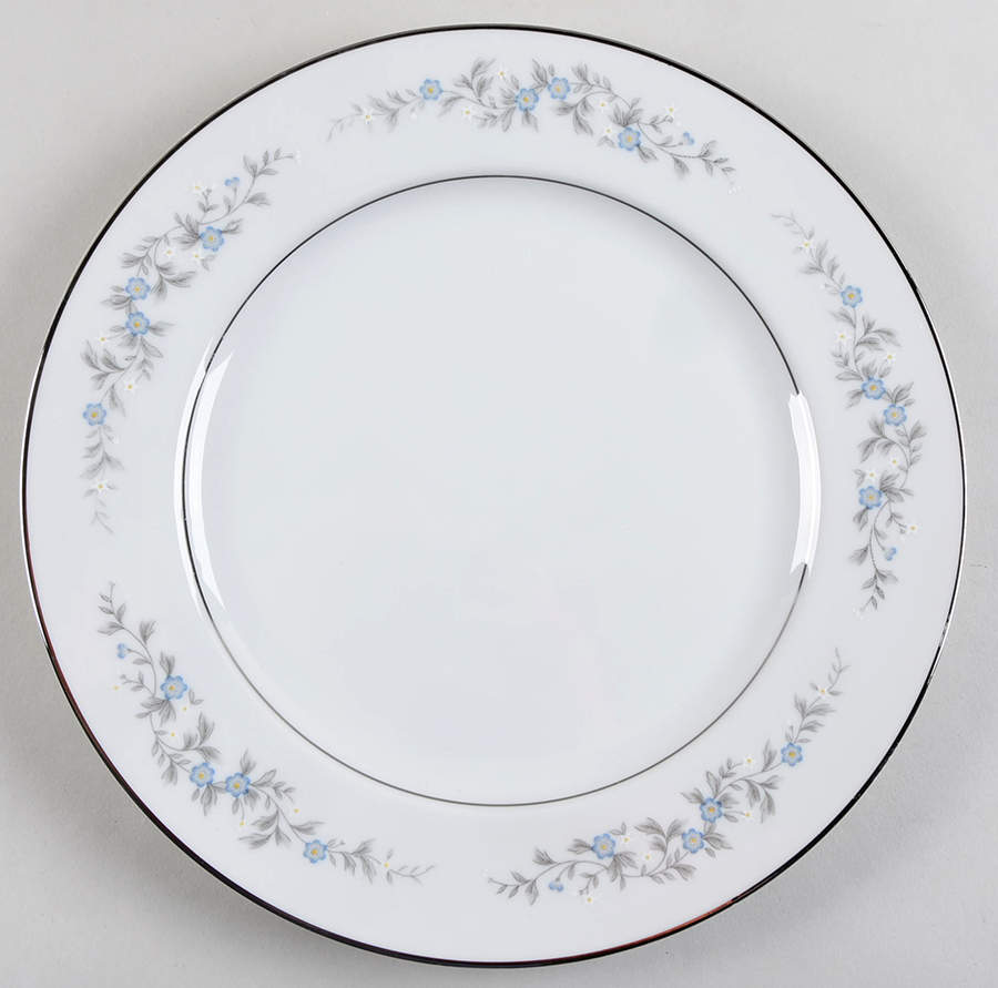 Forget Me Not Blue Dinner Plate by Japan-1