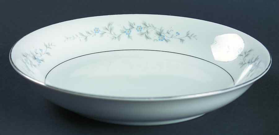 Forget Me Not Blue Coupe Soup Bowl by Japan-1