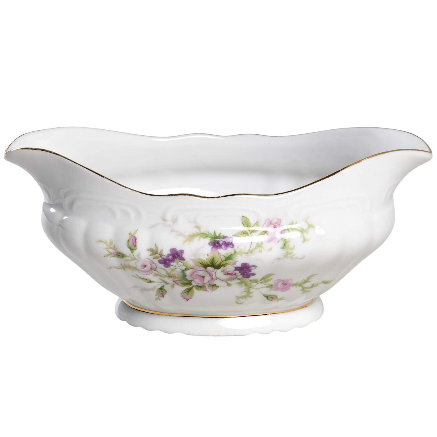 Forget Me Not Pink (#18002R) Gravy Boat by Japan-1