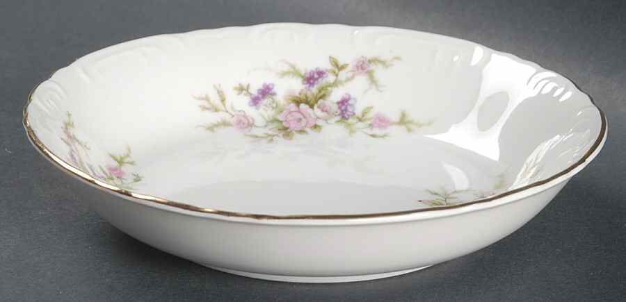 Forget Me Not Pink (#18002R) Fruit/Dessert (Sauce) Bowl by Japan-1