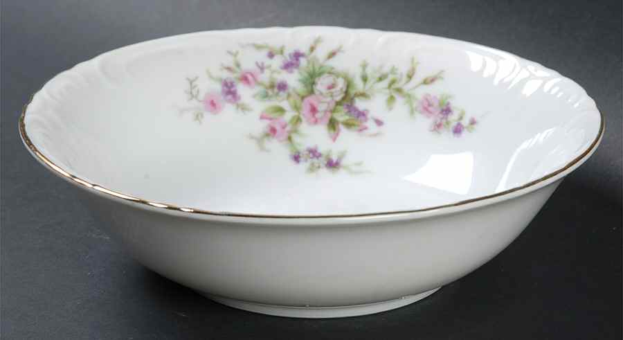 Forget Me Not Pink (#18002R) Coupe Cereal Bowl by Japan-1
