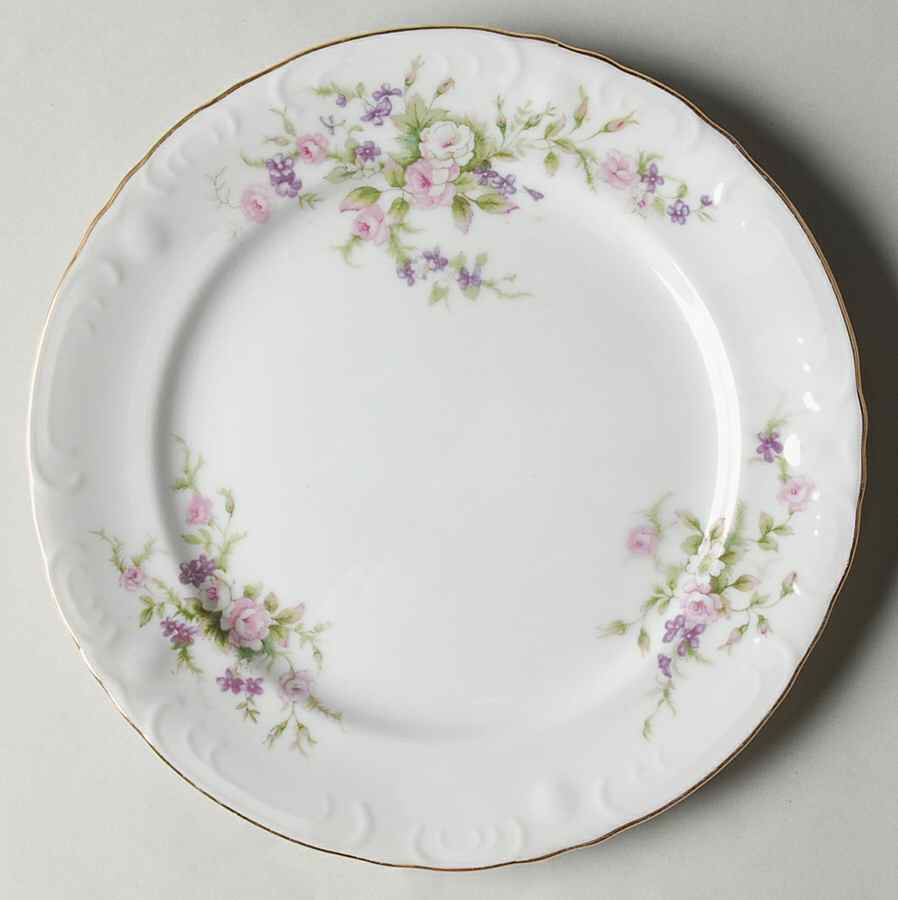 Forget Me Not Pink (#18002R) Salad Plate by Japan-1