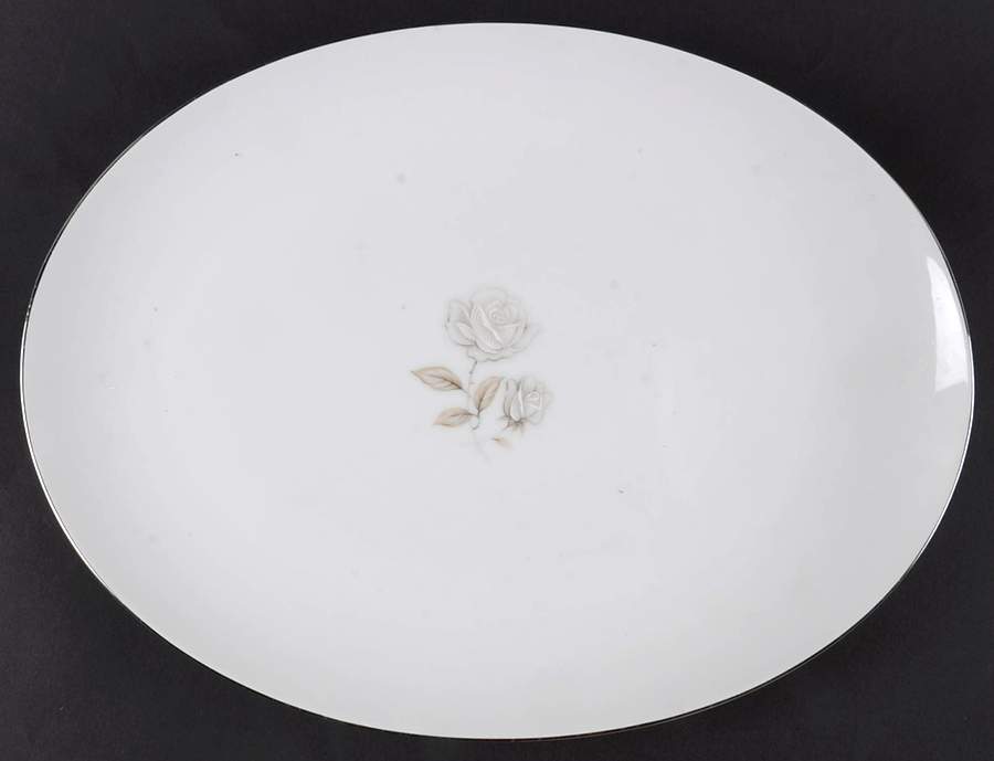 Harmony 14" Oval Serving Platter by M Japan-1