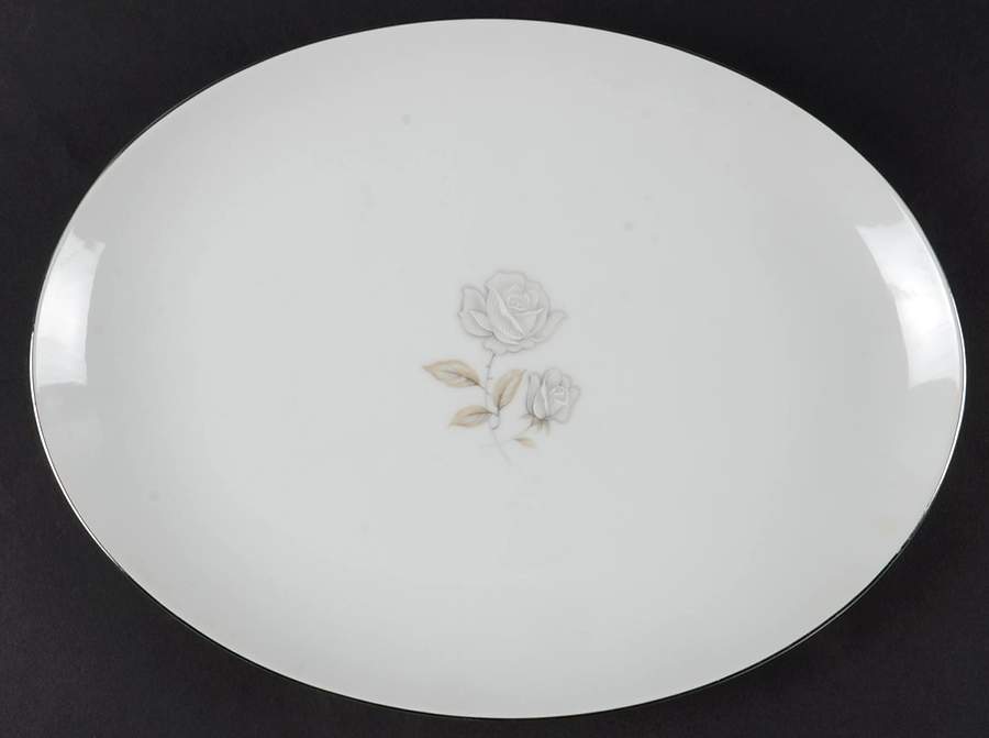 Harmony 12" Oval Serving Platter by M Japan-1