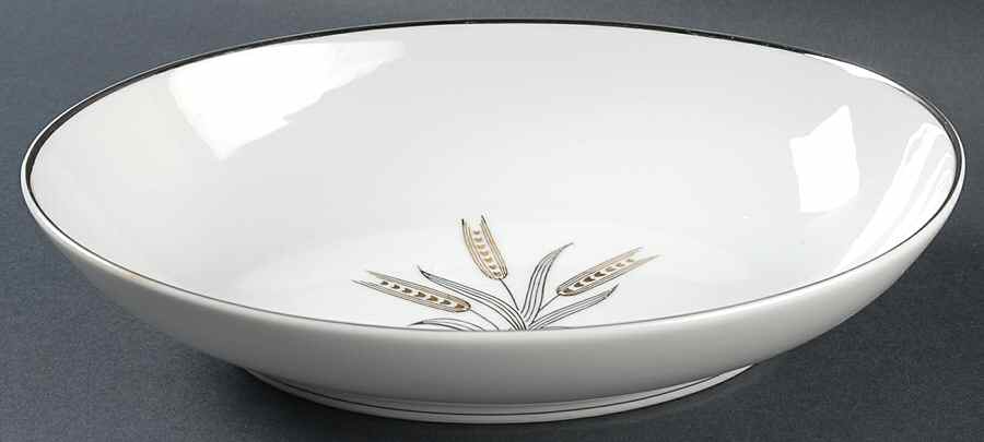 Harvest Song 10" Oval Vegetable Bowl by Japan-1