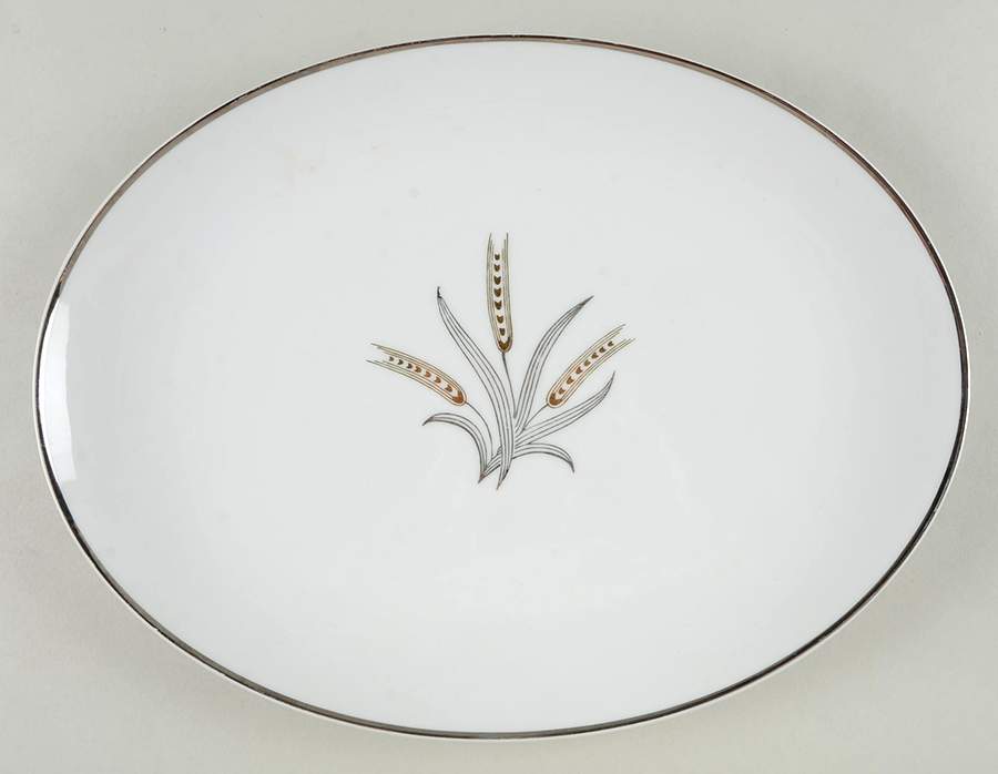 Harvest Song 13" Oval Serving Platter by Japan-1