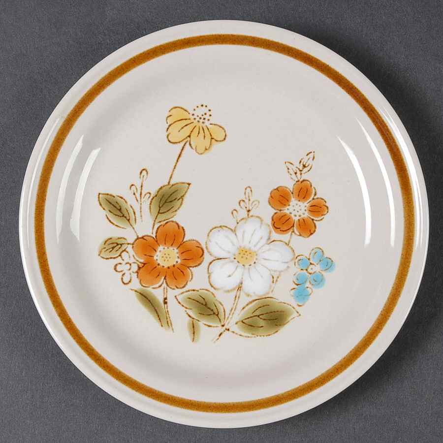 Highland Blue Bread & Butter Plate by Japan-1