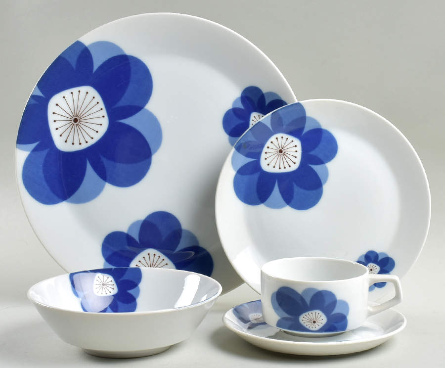 Indigo Moon 5 Piece Place Setting by Sears-1